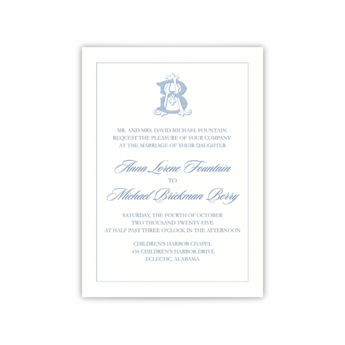 Custom Wedding Invitations