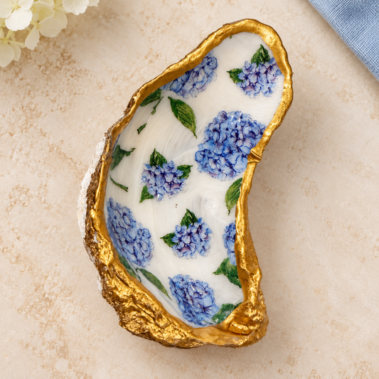 Blue Hydrangeas Oyster Creation