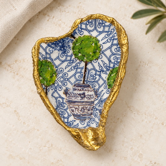 Chinoiserie Topiary Oyster Creation