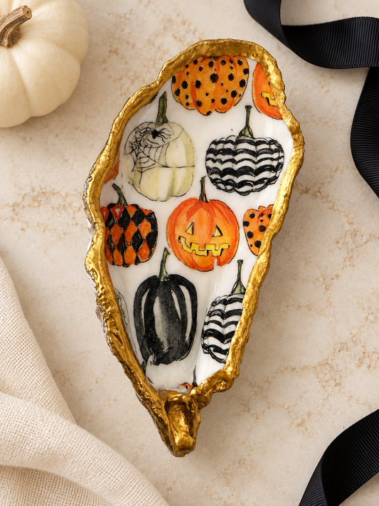 Halloween Pumpkins Oyster Creation