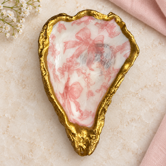 Pink Bows Oyster Creation