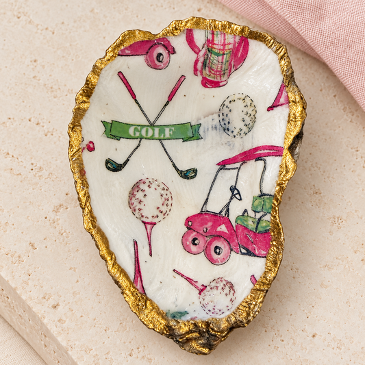 Pink & Green Golf Oyster Creation